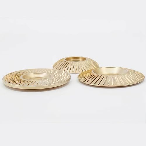 3 Piece Wood Carving Disc Set for 4 Inch Angle Grinder with 5/8" Arbor, Grinding Wheel Shaping Disc for Wood Cutting,Woodworking Attachment,Stump Grinding Tools for Cutting,Grinding,Carving - style: Style 1