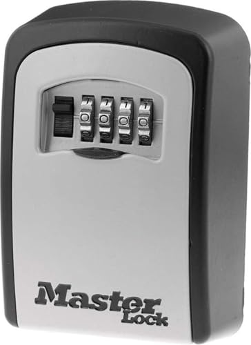 Master Lock 5-Key Combination Safe Black/Silver 5401D - size: 5 Key Capacity, style: Standard Dial