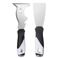 Mister Rui 2-Pack 10-in-1 Putty Knife, Stainless Paint Scraper, Wood Tool - color: 2" and 10 in 1 Putty Knife