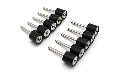 TMAX 10p 1/2" Rubber Mandrel Sand Drum Holder for Dremel and Rotary Tool