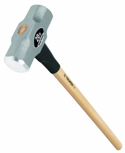 Truper 30923 20-Pound Sledge Hammer, Hickory Handle, 36-Inch - size: 20 lb, style: Hickory