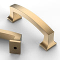 Asidrama 10 Pack 3 Inch(76mm) Hole Centers Champagne Bronze Kitchen Cabinet Handles, Gold Cabinet Pulls Kitchen Cabinet Hardware for Cupboard Drawer Pulls - color: Champagne Bronze, size: 3" Hole Center, style: 10 Pack