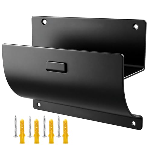 Ladder Hook, Black, Heavy Duty Wall Mount Brackets for Garage Storage, Utility Tool Holder for Folding Chair and Shed Organization