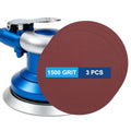3 Pack 10 Inch PSA Sanding Discs 1500 Grit Aluminum Oxide Red - size: 1500 grit