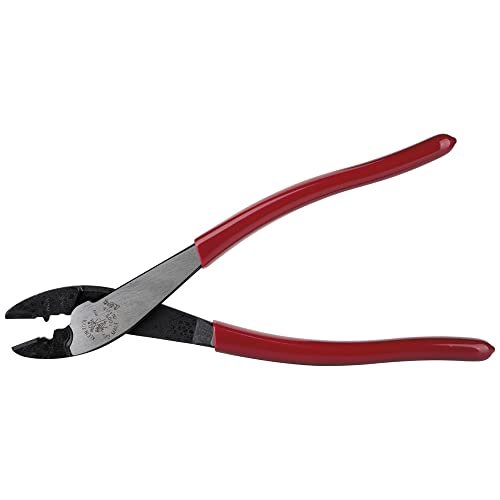 Klein Tools 1005 Cutting/Crimping Tool, Made in USA, Cutter/Crimper for 10-22 AWG Terminals and Connectors, Crimper for Insulated and Non-Insulated Terminals - style: Crimper/Cutter