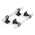 25 Pack 3-3/4 Inch White Marble Cabinet Pulls, Black Cabinet Handles Marble Grain and Black Pulls, Kitchen Cabinet Handles Square Dresser Drawer Pulls Kitchen Hardware - color: White Marble & Black, size: 3-3/4 inch (96mm) Hole Center Pull