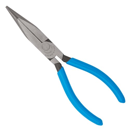 Channellock 3026 6-Inch Long Nose Plier Blue, 6-Inch No Cutter - size: 6 Inch Long Nose No Cutter