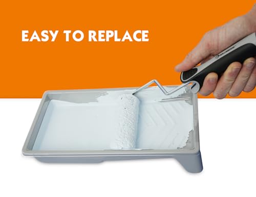 ROLLINGDOG 4 Inch Paint Roller Kit - color: Microfiber Roller With Tray