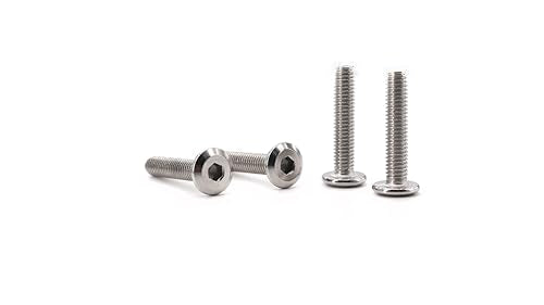 cSeao 20pcs 1/4"-20 x 3/4" Flat Head Allen Head Joint Conecting Bolts Socket Cap Screws for Furniture Table 304 Stainless Steel - size: 1/4"-20 x 3/4" 20pcs