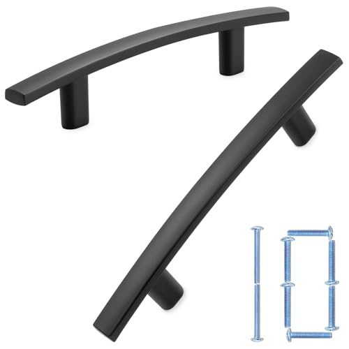 KOOFIZO 10 Pack 3 in Matte Black Cabinet Pulls, Black Drawer Handles 1961 - color: Black, size: 3" CC