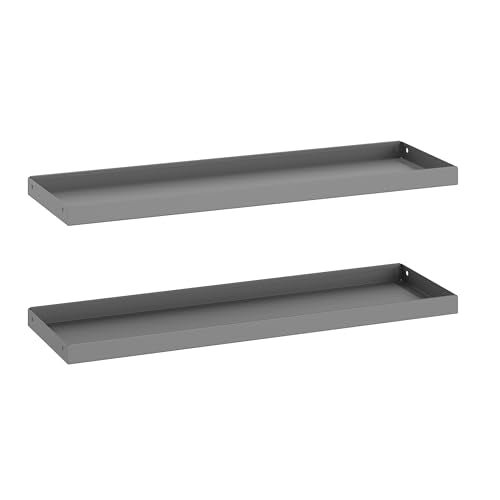 Rubbermaid FastTrack 24 Inch Shelf 2 pack, Garage Organization - style: Shelves