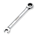SORAKO 10mm Ratcheting Combination Wrench, Chrome Vanadium Steel Gear Wrench, Industrial Grade Cr-V Steel Gear Spanner, Household Garage Tools(10mm/Metric) - style: 1-10mm Metric