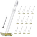 Drywall Anchor with Included Bolts for 3/16”-24, Heavy Duty Hollow Drywall Anchors for TV Mounting Kit, Strong Hollow Wall Anchors Holds up to 240lbs Each in 1/2” Drywall, 12 Packs - size: 3/16”-24: Pack of 12