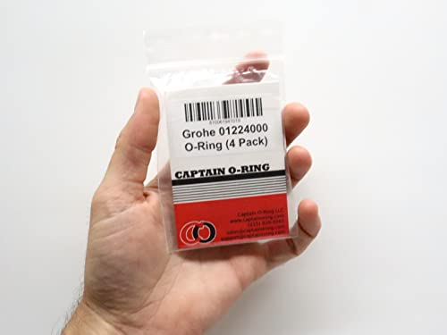 Captain O-Ring – Replacement 01224000 Spring O-Rings for Grohe Pull Out Spray Hoses/Faucets (4 Pack)