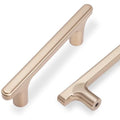 COTYKILEY 10 Pack 3 Inch(76mm) Champagne Bronze Cabinet Handles Gold Kitchen Cabinet Pulls Cabinet Door Handles Kitchen Cabinet Hardware Cupboard Drawer Pulls Dresser Handles - color: Champagne Bronze, size: 3" Hole Center（76MM）