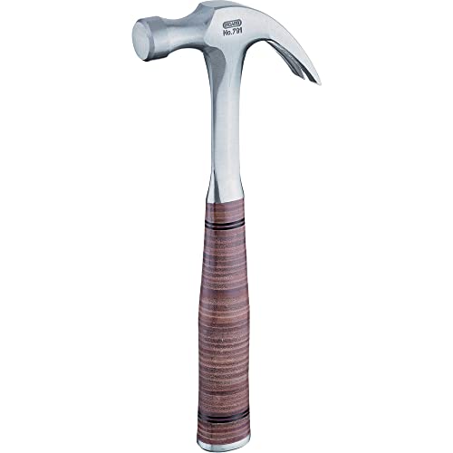 Picard Full-Steel Claw Hammer 1100g – American Pattern, Nail Puller, Forged Alloyed Steel Head, Bell Pattern, Leather Grip Resistant to Twisting, 24 oz. – 0079100-24 - size: 1100g