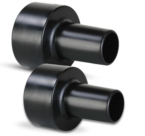 2-Pack Vacuum Hose Adaptor 2.5" to 1.25” Compatible with 2.5" Shop Vac Conversion for Fitting 1.25" Attachments, 2 1/2" to 1 1/4" Vacuum Fitting Adapter - size: Vacuum Adapter 1 1/4"