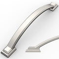 Amerdeco 10 Pack Brushed Satin Nickel Cabinet Pulls 5" - color: Brushed Satin Nickel, size: 5" hole center
