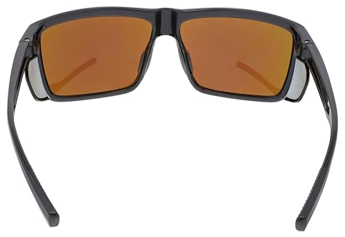 MCR Safety Swagger SR2_Parent Swagger Glasses - color: Charcoal Frame (Polarized Green Mirror Lens)