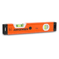 JORGENSEN 12" Magnetic LED Box Level, 90°/180° Torpedo Lighted Leveler Tool - size: 12 inch