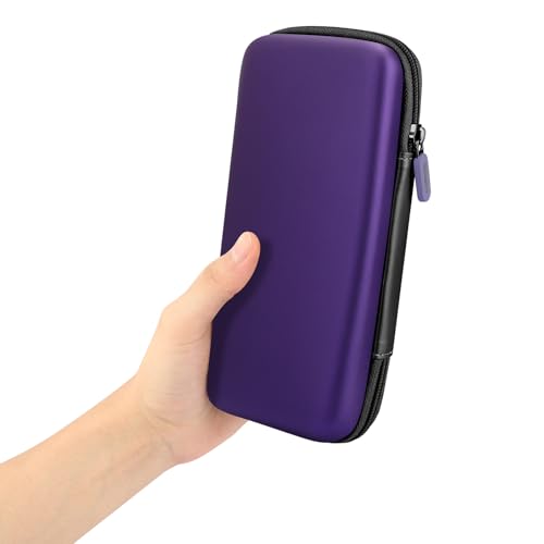 iMangoo Travel Essential Electronics Organizer Charger Case Carrying Pouch - color: Purple, size: Large