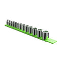 EZRED FSR14-G 1/4" Flexible Magnetic Socket Holder Rail, Green