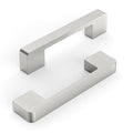 Brushed Satin Nickel Cabinet Pulls and Handles, 3.75 Inch, 10 Pack - color: Brushed Satin Nickel, size: 3.75"/96MM Hole Center