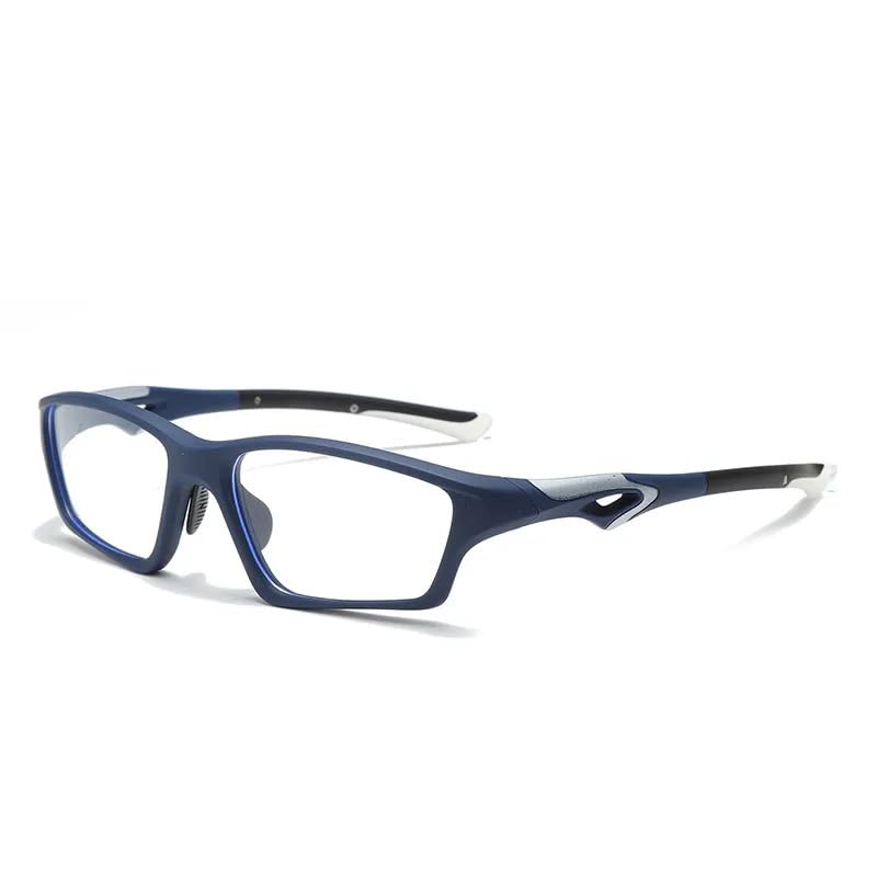 PG60 Lensless Pickleball Eyewear TR90 Sport Protective Glasses for Men - color: Blue