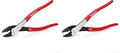 ARROW 9.5" Wire Crimper/Cutter, Wire Crimping Tool with Thick Dip-Grip Handle, CR-V Steel, Crimper Tool Electrical for 10–22 AWG Insulated & Non-Insulated Terminals and Connectors (Pack of 2) - size: 9.5 Inch (Pack of 2)