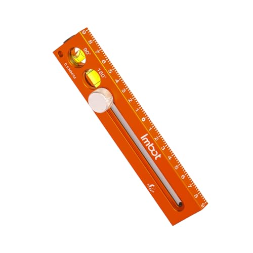 Imbot Adjustable Leveling Marking Ruler for Carpentry Woodworking