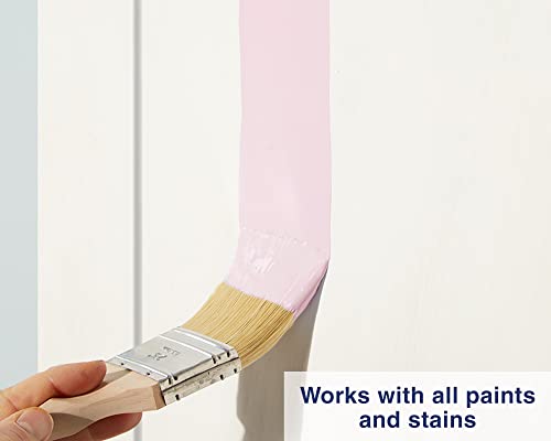 Zibra 3-Piece Top Coat Paint Brush Set with Flat Paint Brushes for Top Coating, Flat Surfaces, and Walls, 3 Sizes - style: Top Coating and Flat Surfaces