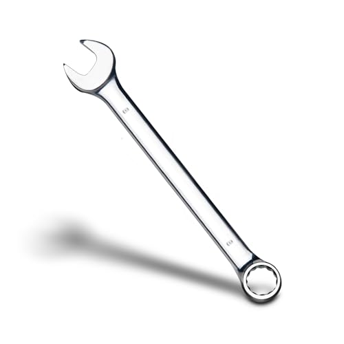 zhax 8mm Metric Combination Wrench, 12 Point Box End, 15 Degree Offset Design, Mirror Polish Finish, Forged CR V Steel, Hand Tools for Mechanics, Ideal for Auto and Home Repair - size: 8mm