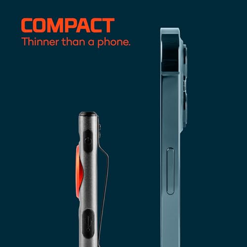 NEBO Slim Mini Pocket Lights, 2-Pack, 250 Lumen Ultra-Thin Flashlights - style: 2-Pack - 250 Lumens - Black