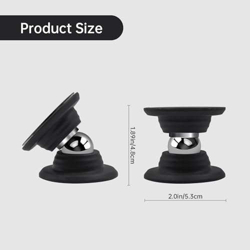 Strong Magnetic RV Door Holder, Black, 2 Pack - color: Black-S