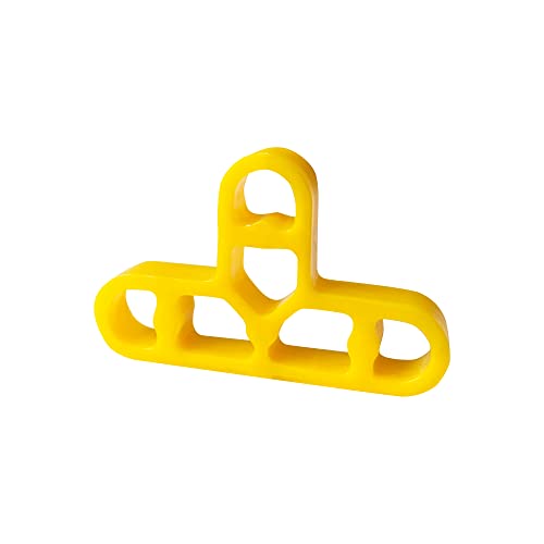JINYO 3/8 inch 100pcs 10mm Yellow Color Tile Leveling Clips Masonry Paving Spacer Mortar Bricklaying Spacer Thin Ceramic Spacer Kitchen Spacer - color: Yellow
