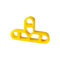 JINYO 3/8 inch 100pcs 10mm Yellow Color Tile Leveling Clips Masonry Paving Spacer Mortar Bricklaying Spacer Thin Ceramic Spacer Kitchen Spacer - color: Yellow