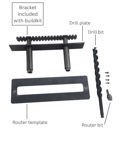 Floating Shelf Brackets - Sheppard Brackets - Easy Install - Heavy Duty (10 inch with Build Kit) - size: 10 inch with Build Kit