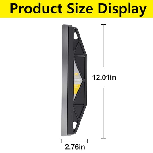 12-Inch Paint Edger & Trim Guard, Stainless Steel Straight Edge Tool - color: Black