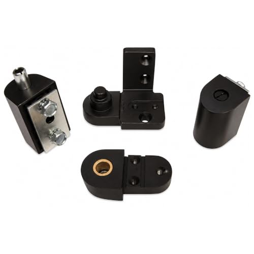 Pacific Doorware YKK Style Storefront Door Pivot Hinge Set - Right, Bronze | Duronotic Bronze finish for commercial storefront doors, compatible with YKK style frames, includes complete pivot hinge - size: Right Hand, style: Duronotic Bronze