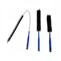 Flexible Drain Cleaning Brush 3PC, Long Reach Pipe Cleaner Brush with Nylon Bristles, Sink Drain, Bathroom Drain, Faucet, Straw, Bottle, Refrigerator Drain & Tube Cleaning Tool
