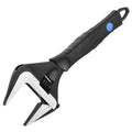 MAXPOWER 12-inch Wide Jaw Adjustable Wrench, 2.4" Jaw Opening, Cr-V Steel - size: 12-inch