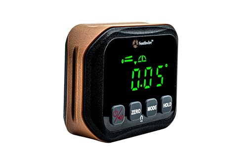 Southwire 66983640 Digital Angle Gauge, Measures 0-90 and 0-180 Degree Ranges, Angle Finder