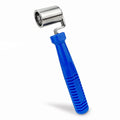 CARTINTS Smoothing Seam Roller Tool, Car Heat Insulation Sound Deadening Application Wheel Roller, Wallpaper Seam Roller, with Steel Roller Head and Anti-Slip Plastic Handle - color: Straight Metal Roller