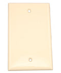 Leviton 1-Gang No Device Blank Wallplate, Standard Size, Thermoplastic Nylon, Box Mount, 80714-T, Light Almond - color: Light Almond, size: 1 Pack