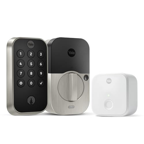 Yale Assure Lock 2 Keypad Deadbolt with Wi-Fi Connect Bridge, Satin Nickel - color: Satin Nickel
