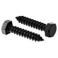 50 Pcs Hex Head Lag Screws 5/16" x1-1/2 SS 18-8 (304) Lag Bolts - color: Black, size: 5/16"x1-1/2"