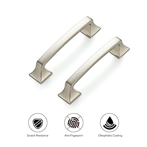Ravinte Brushed Nickel Cabinet Handles Cabinet Pulls, 3-3/4 Inch, 10 Pack - color: Brushed Nickel, size: 3-3/4 Inch Hole Center