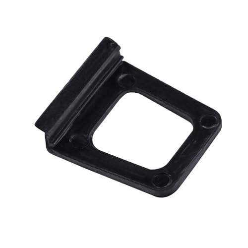 Window Screen Lift Tabs - Hollow, Universal, Black Plastic Pull Tabs (30 Pack) - color: Black