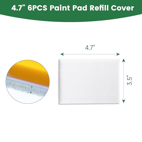 VOOMEY 6 Pack of Paint Edger Replacement Pads - color: Paint Edger Replacement Pads(6pack)
