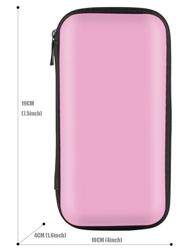 iMangoo Travel Essential Electronics Organizer Charger Case Carrying Pouch - color: Pink, size: Small